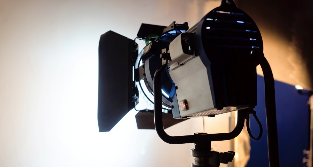 vídeo 360 graus - iluminação de set de filmagem